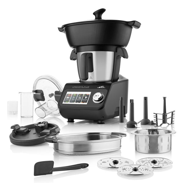 Večnamenski kuhinjski robot ETA Leonardo Plus 0070 900010 šedá barva/černá barva