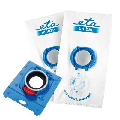 Vrečke za sesalnik ETA UNIBAG startovací set č. 3 9900 68040  - 1 x adaptér + 2 x sáček 3 l bílá barva/modrá barva