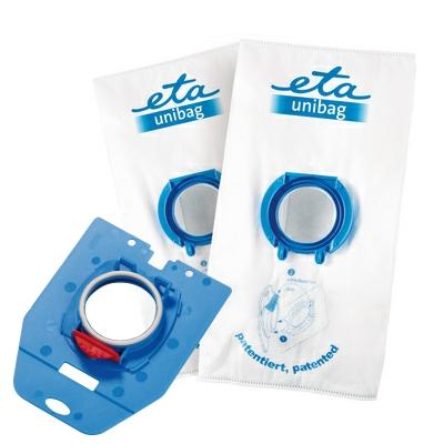Vrečke za sesalnik ETA UNIBAG startovací set č. 7 9900 68060 - 1 x adaptér + 2 x sáček 3 l bílá barva/modrá barva
