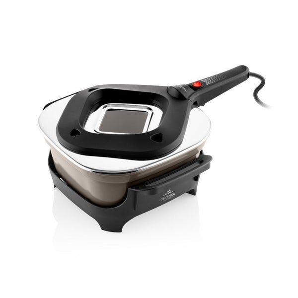 Elektrický pečicí hrnec ETA Pečenka Ceramic Natura 0133 90051 siva