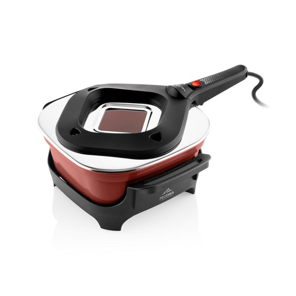 Elektrický pečicí hrnec ETA Pečenka Ceramic Natura 0133 90053 rdeča